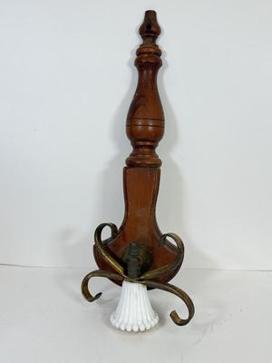 LOT 65: Vintage Paperboard Owl Wall Hangings, Large Plastic Leaf Wall Decor, Wood Floral Vase & More