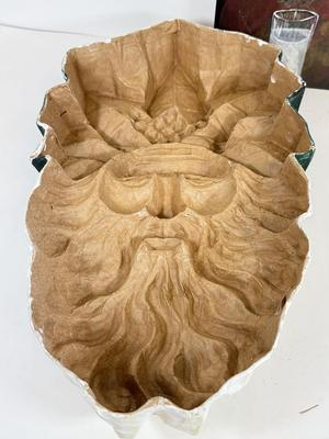 LOT 68: Vintage Kiddie Products Inc. Poly Santas, Paperboard Father Christmas Wall Decor, Painting, Toys