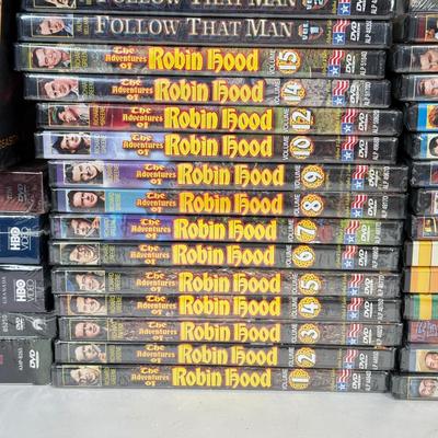 LOT 69: NIP DVDs and Sets: Robin Hood, Kiss, Follow That Man, Dick Tracy & More