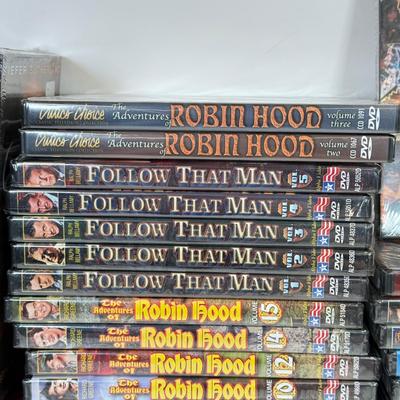 LOT 69: NIP DVDs and Sets: Robin Hood, Kiss, Follow That Man, Dick Tracy & More
