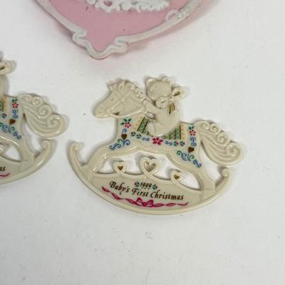 LOT 71: Vintage Paper Dress Up Dolls, Pink Bisque Porcelain Wall Hangings, Vintage Veil & More