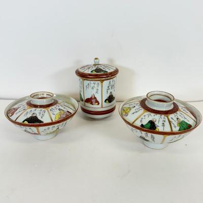 LOT 73: Japanese Porcelain: Tea Sets & More