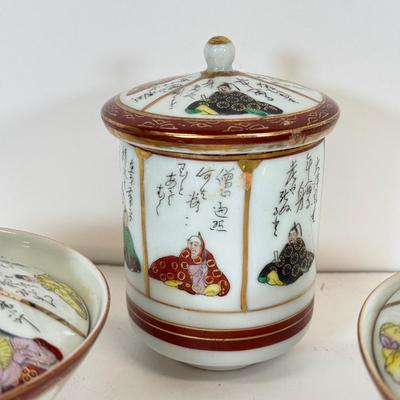 LOT 73: Japanese Porcelain: Tea Sets & More