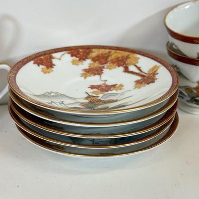 LOT 73: Japanese Porcelain: Tea Sets & More