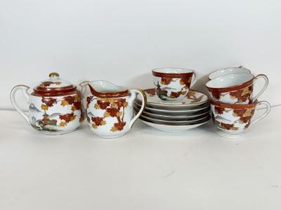 LOT 73: Japanese Porcelain: Tea Sets & More