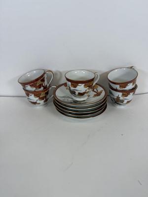 LOT 73: Japanese Porcelain: Tea Sets & More