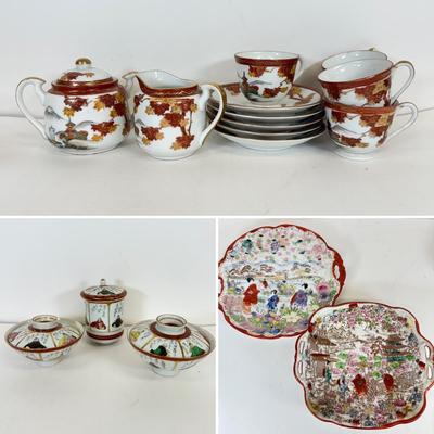 LOT 73: Japanese Porcelain: Tea Sets & More