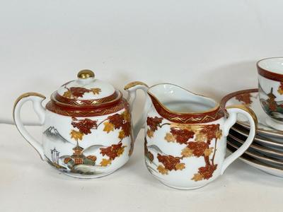 LOT 73: Japanese Porcelain: Tea Sets & More
