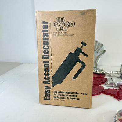 LOT 74: Christmas Cookie Cutters & More Baking Accessories