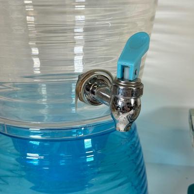 LOT 78: For the Beach House: Surfboard Platters, Large Drink Dispenser, Mermaid Pillow Covers (washable)& More