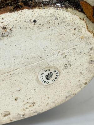 LOT 80: Pottery: Signed Vase, Sun Vase made in Mexico, Greek Plate & More