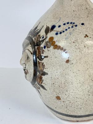 LOT 80: Pottery: Signed Vase, Sun Vase made in Mexico, Greek Plate & More