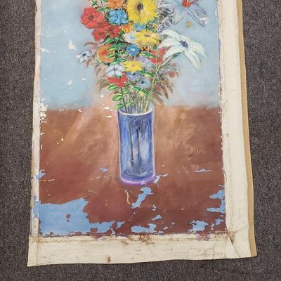 LOT 81: Collection of Colorful Paintings on Canvas