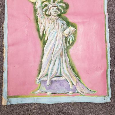 LOT 81: Collection of Colorful Paintings on Canvas