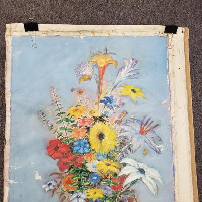LOT 81: Collection of Colorful Paintings on Canvas