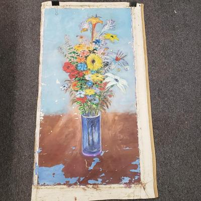 LOT 81: Collection of Colorful Paintings on Canvas