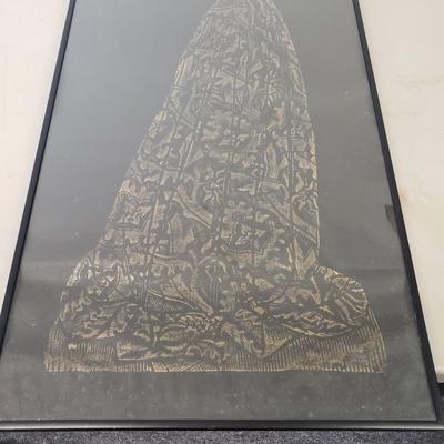 LOT 87: Margaret Bernard Peyton Brass Rubbing Art