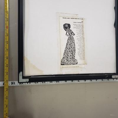 LOT 87: Margaret Bernard Peyton Brass Rubbing Art