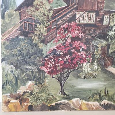 LOT 89: Pair of Oil Paintings on Canvas