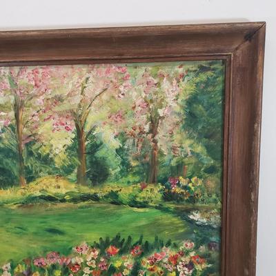 LOT 89: Pair of Oil Paintings on Canvas