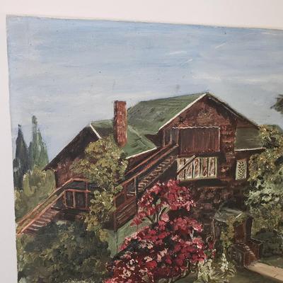 LOT 89: Pair of Oil Paintings on Canvas