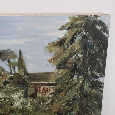 LOT 89: Pair of Oil Paintings on Canvas