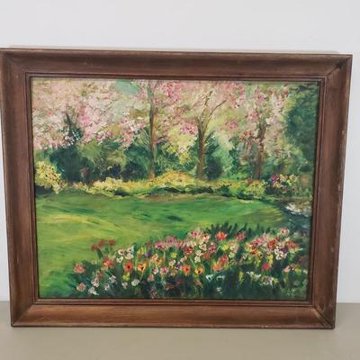 LOT 89: Pair of Oil Paintings on Canvas
