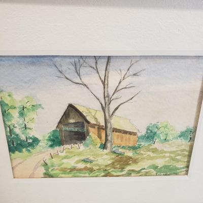 LOT 90: Collection of Framed Art in Various Styles