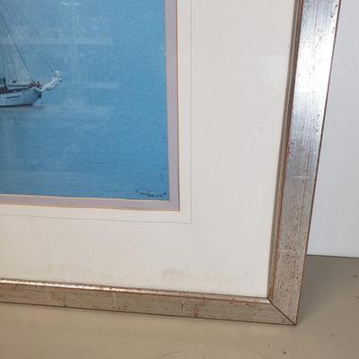 LOT 90: Collection of Framed Art in Various Styles