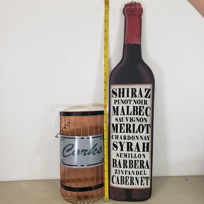 LOT 92: Assortment of Barware & Wine Enthusiast Decor