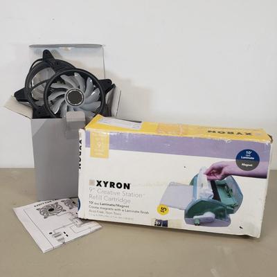 LOT 93: EZDIY-FAB Computer Colling Fans & Xyron Creative Station Refill Cartridge
