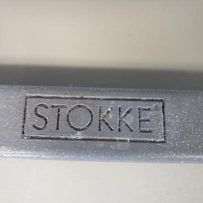 LOT 94: Fornel & Stokke Adjustable Wooden High Chairs