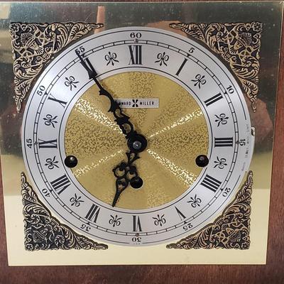 LOT 96: Vintage Howard Miller Mantel Clock with Key