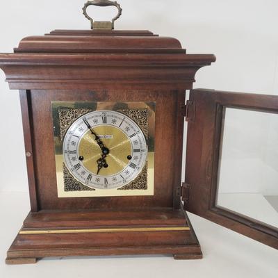 LOT 96: Vintage Howard Miller Mantel Clock with Key
