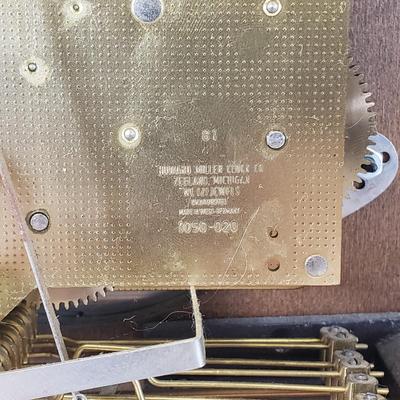 LOT 96: Vintage Howard Miller Mantel Clock with Key