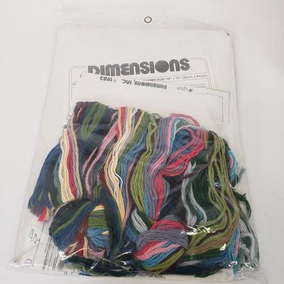 LOT 99: Assortment of Vintage Arts & Crafts-New Crewel in Pack, Tufting Kit, Leathercraft Kit & More