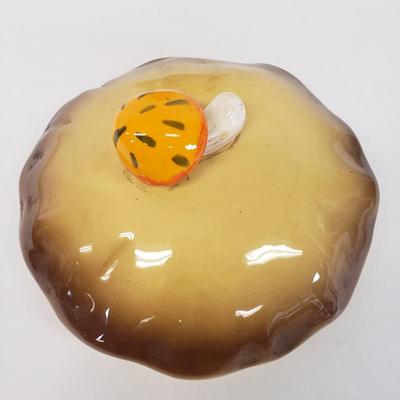 LOT 100: Vintage Merry Mushrooms Ceramic Canister