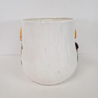 LOT 100: Vintage Merry Mushrooms Ceramic Canister