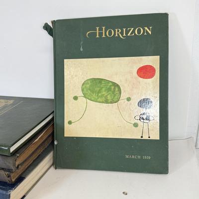 LOT 104: Vintage Books & More: Horizon 1950s, Aristotle on Cassette Tapes, American Heritage Book of "Indians" & More