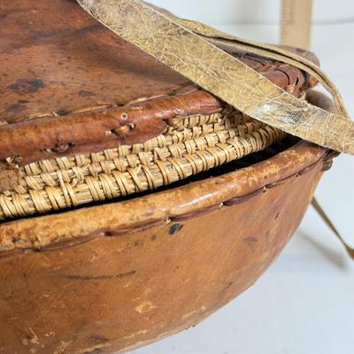 LOT 105: Hand Painted Vintage Drum, William J Link Stamped Round Bottom Drum & More