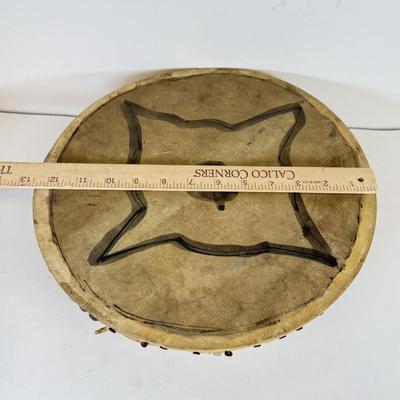 LOT 105: Hand Painted Vintage Drum, William J Link Stamped Round Bottom Drum & More