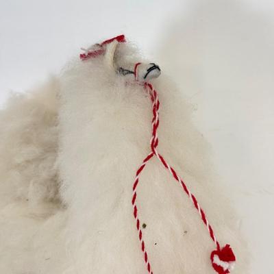 LOT 109: Wool Alpaca, Chilean Gourd Tea Cup w/ Filtered Straw, Corno Gobbo Ornament & More