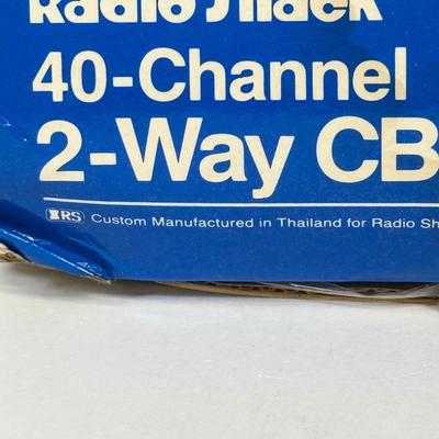 LOT 112: NIB Radio Shack 40-Channel 2-Way CB Radio TRC-499