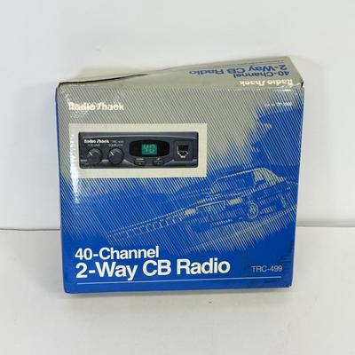 LOT 112: NIB Radio Shack 40-Channel 2-Way CB Radio TRC-499
