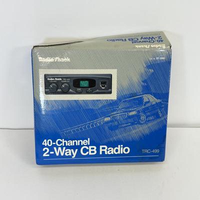 LOT 112: NIB Radio Shack 40-Channel 2-Way CB Radio TRC-499