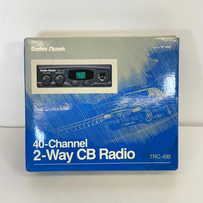 LOT 112: NIB Radio Shack 40-Channel 2-Way CB Radio TRC-499
