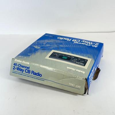 LOT 112: NIB Radio Shack 40-Channel 2-Way CB Radio TRC-499