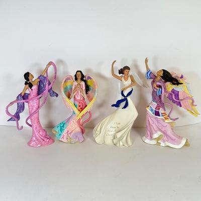 LOT 114: Keith Mallett Messengers of Heavenly Hope Figurines