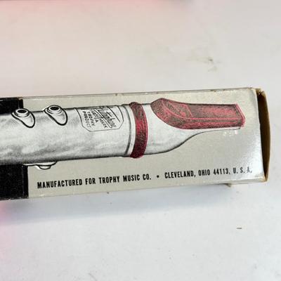 LOT 118: Vintage Flutophone, Mattel Strum-Fun Getar, LL Bean Log Cabin Building Set & More