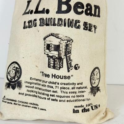 LOT 118: Vintage Flutophone, Mattel Strum-Fun Getar, LL Bean Log Cabin Building Set & More